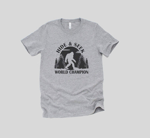 208 Tees Bigfoot Camping Shirt for Men 428T