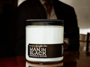 MAN IN BLACK - Cardamom & Vetiver Candle