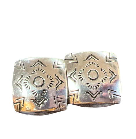 Brand of Bliss Aztec Sterling Silver Earrings