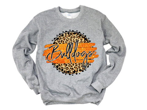 Brand of Bliss Bulldogs Orange Sweatshirt