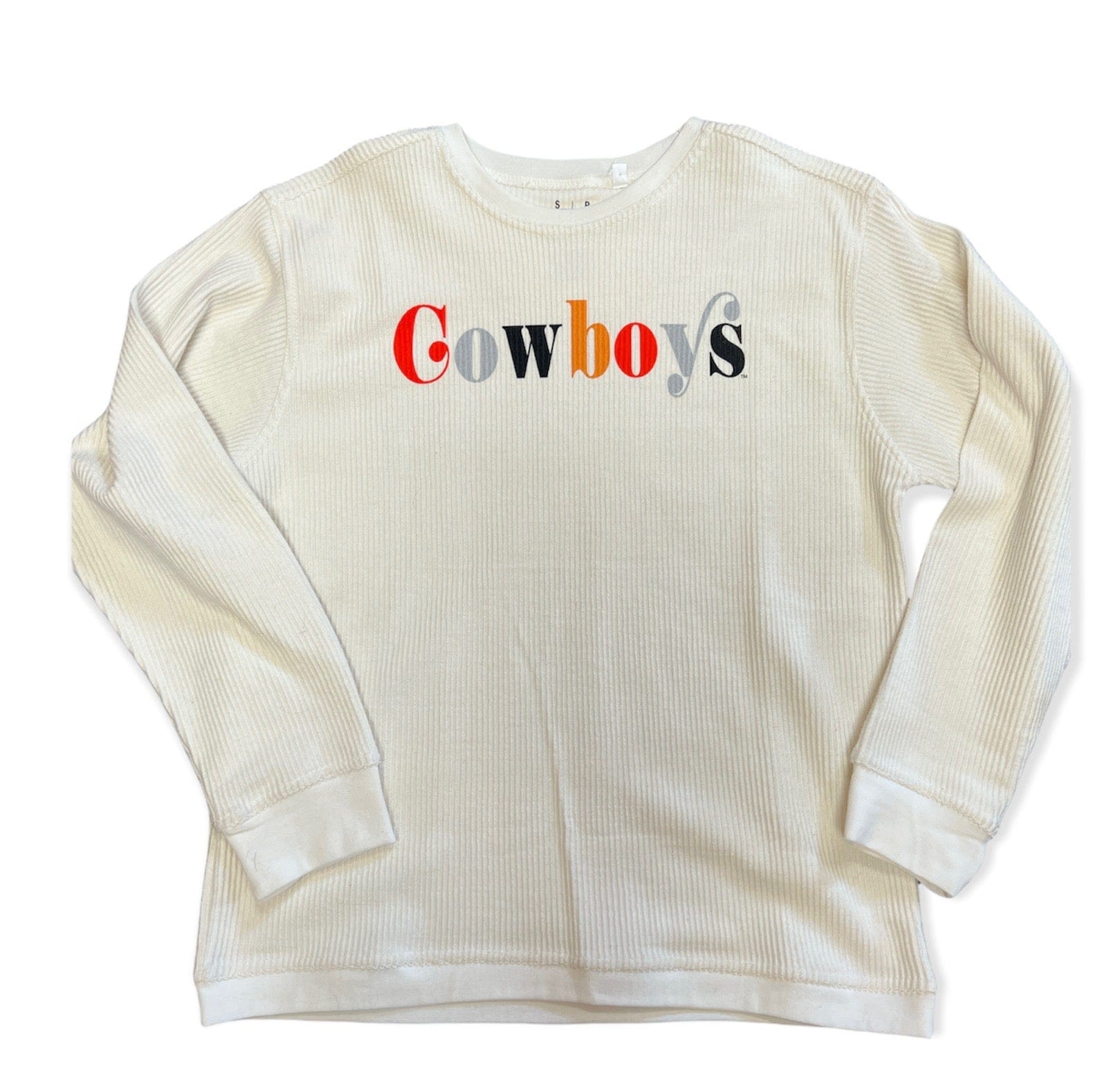 Brand of Bliss Cowboys Waffle Knit Sweatshirt
