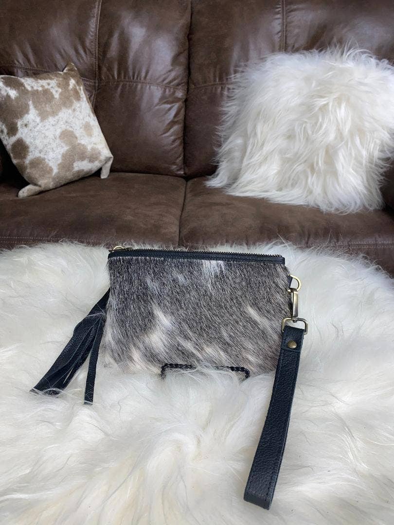 Brand of Bliss Cowhide Medium Pouch