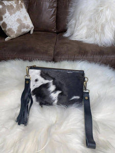 Brand of Bliss Cowhide Medium Pouch