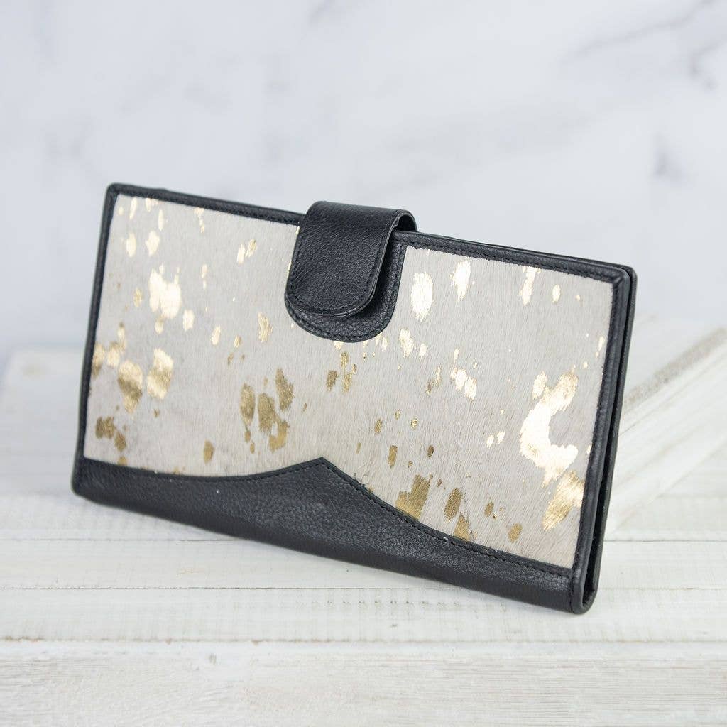 Brand of Bliss Genuine Leather and Hide Travel Wallet