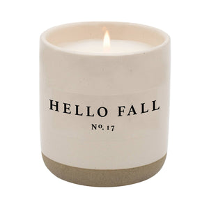 Brand of Bliss Hello Fall Soy Candle | Stoneware Candle Jar