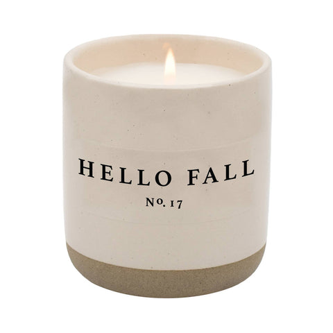 Brand of Bliss Hello Fall Soy Candle | Stoneware Candle Jar