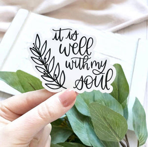 Brand of Bliss It is Well Sticker 3x3in.
