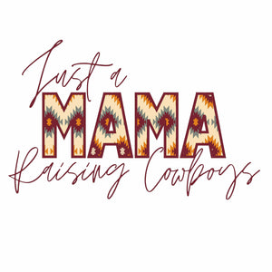 Brand of Bliss Just A Mama Raising Cowboys Sticker