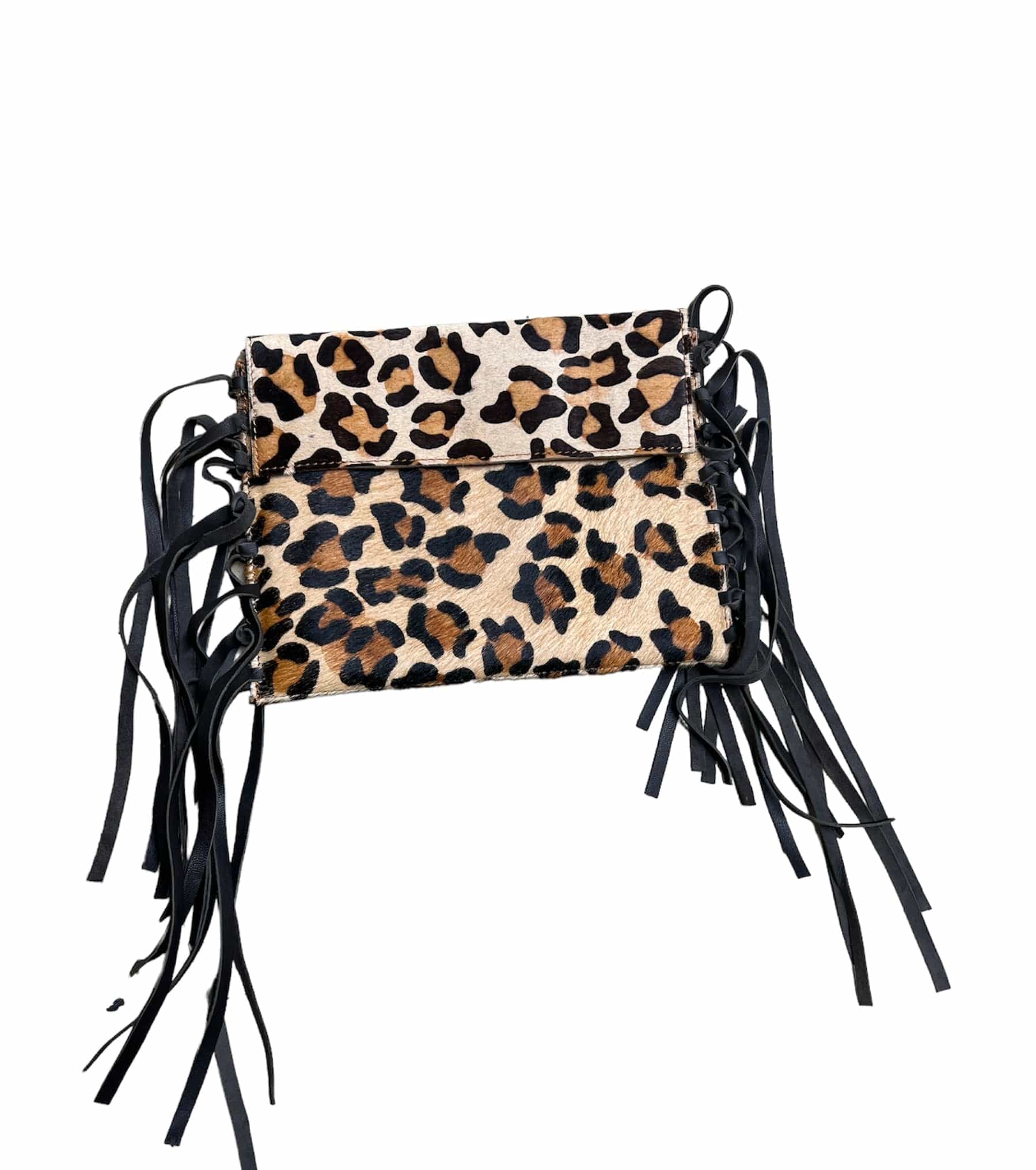 Brand of Bliss Leopard Hair on Hide Clutch Crossbody