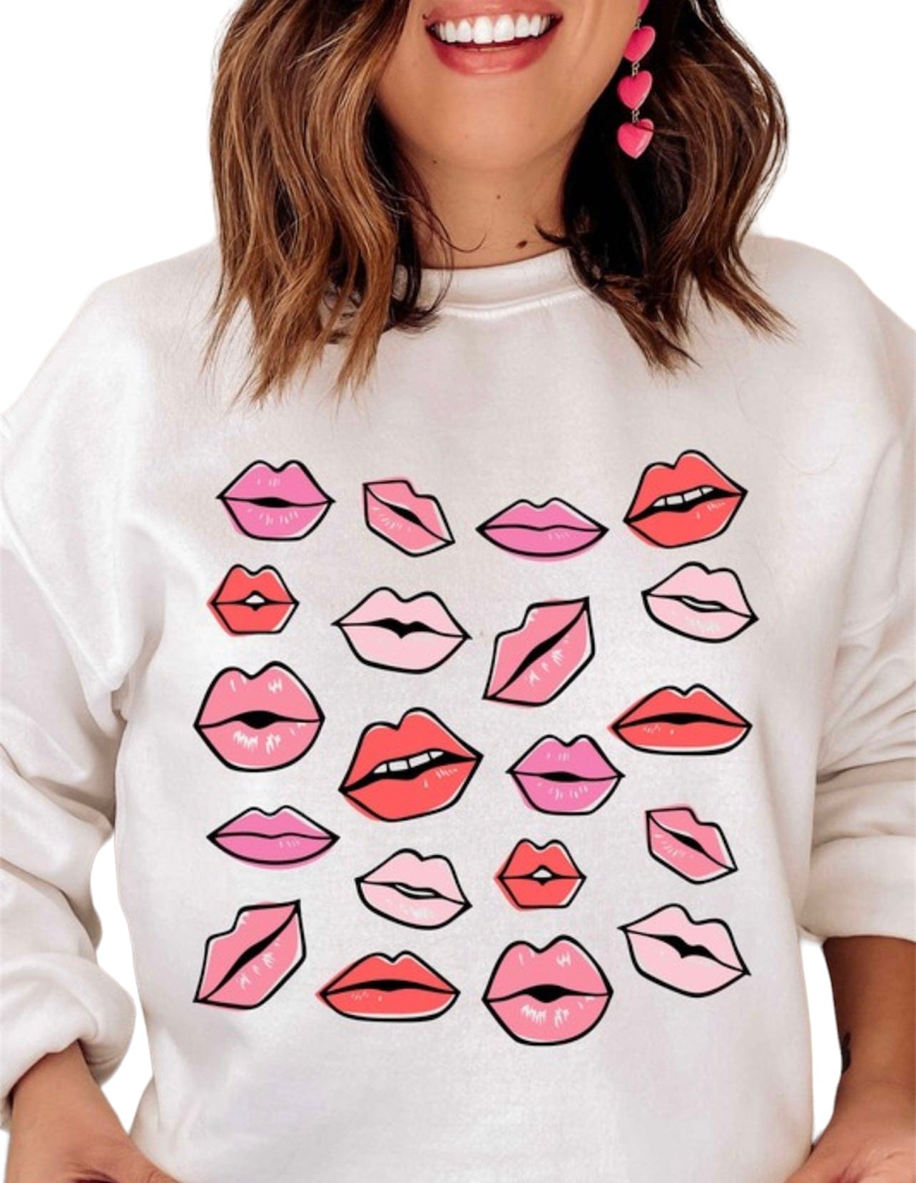 Brand of Bliss Lips Soft Style Sweatshirt