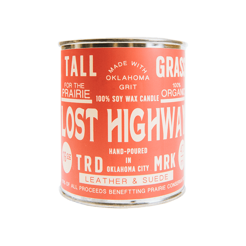 Brand of Bliss Lost Highway Soy Wax Candle