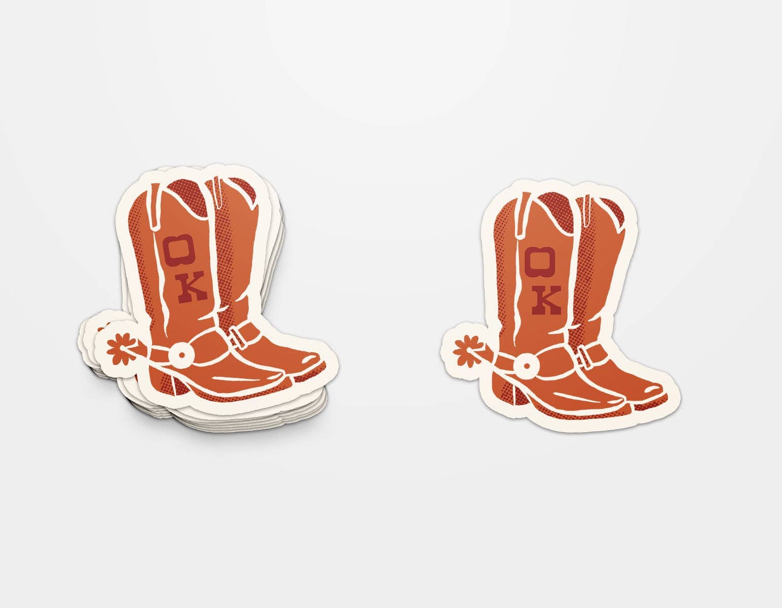 Brand of Bliss OK Cowboy Boot Sticker