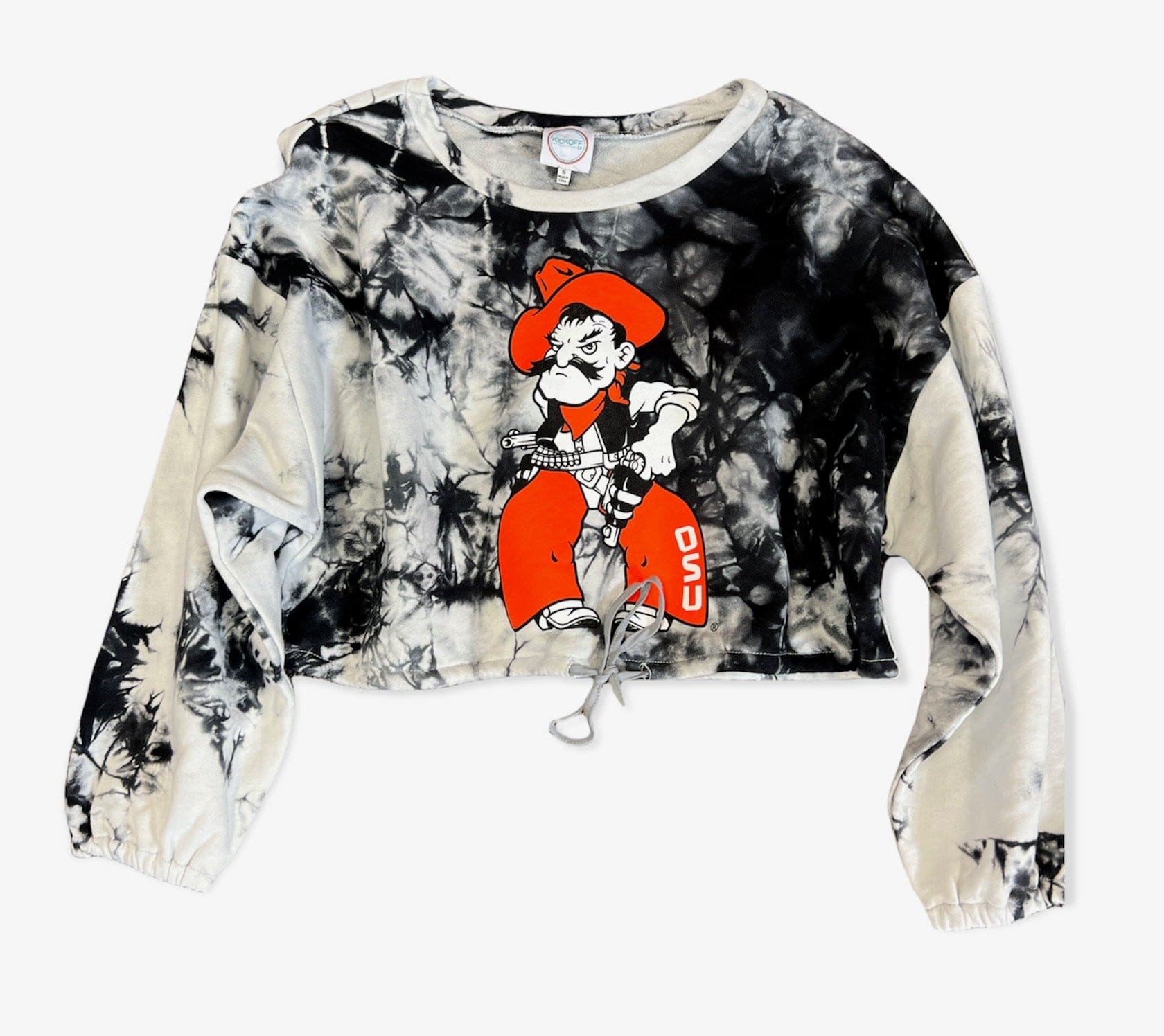 Brand of Bliss OSU tie-dye crop sweatshirt