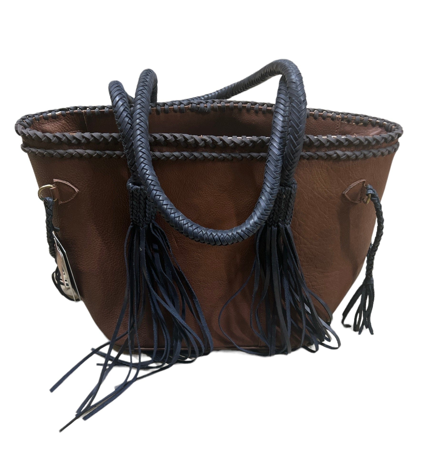Brand of Bliss Oversized Cross Stitch Fringe Tote