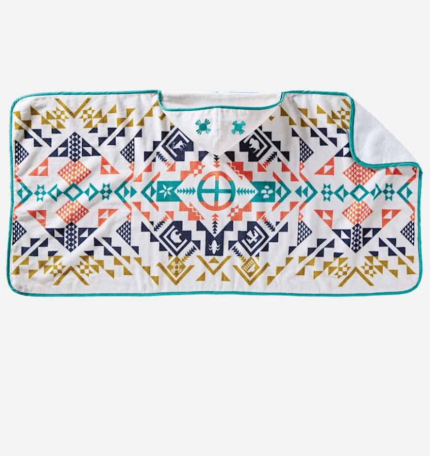 Brand of Bliss Pendleton Shared Spirits Ivory Hooded Towel