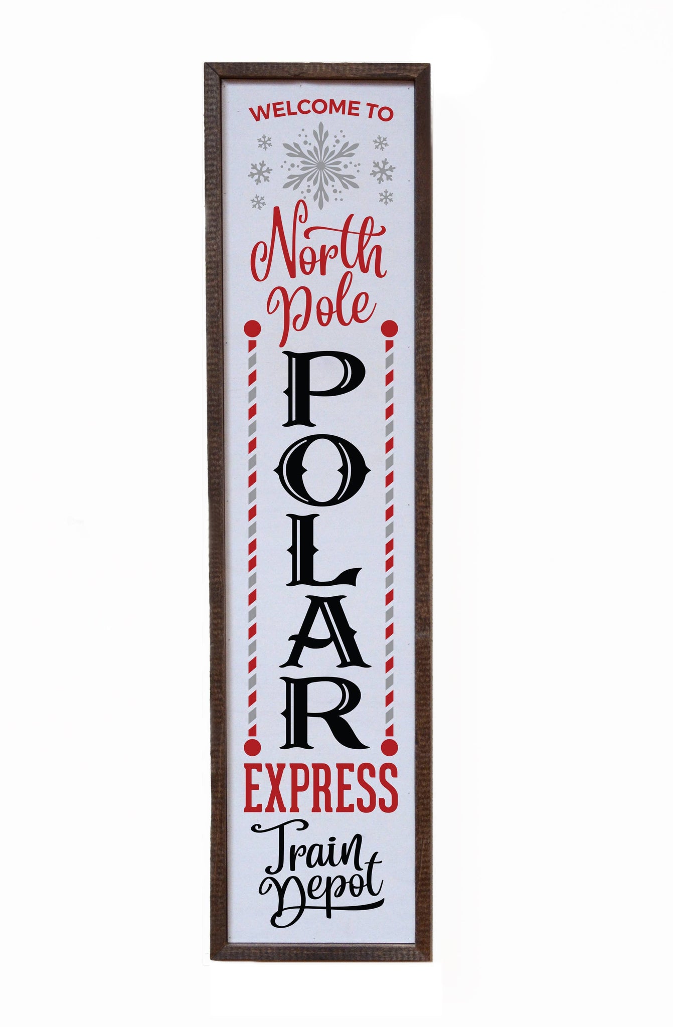 Brand of Bliss (PICK UP ONLY)24x6 North Pole Express Christmas Sign