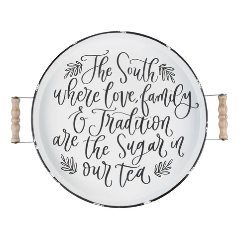 Brand of Bliss (PICK UP ONLY) South Family Tradition Enamel Tray