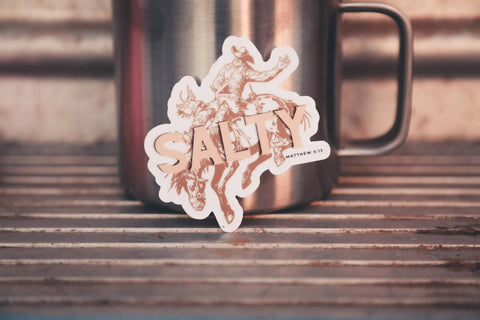 Brand of Bliss Salty Bronc Sticker