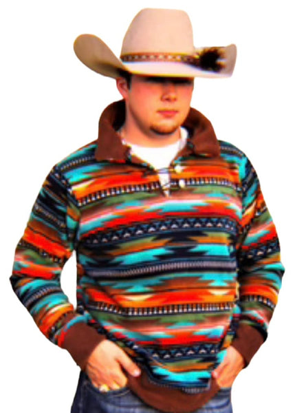 Brand of Bliss Serape Western Fleece Pullovers