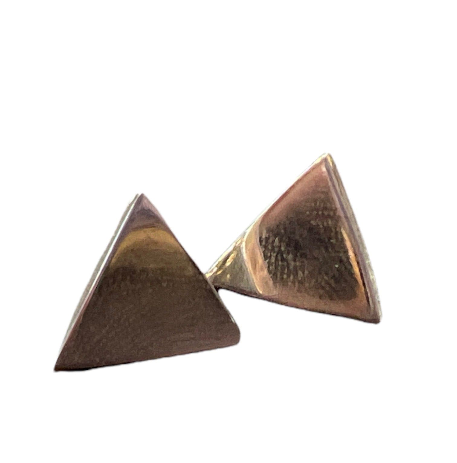 Brand of Bliss Sterling Silver Triangle Studs