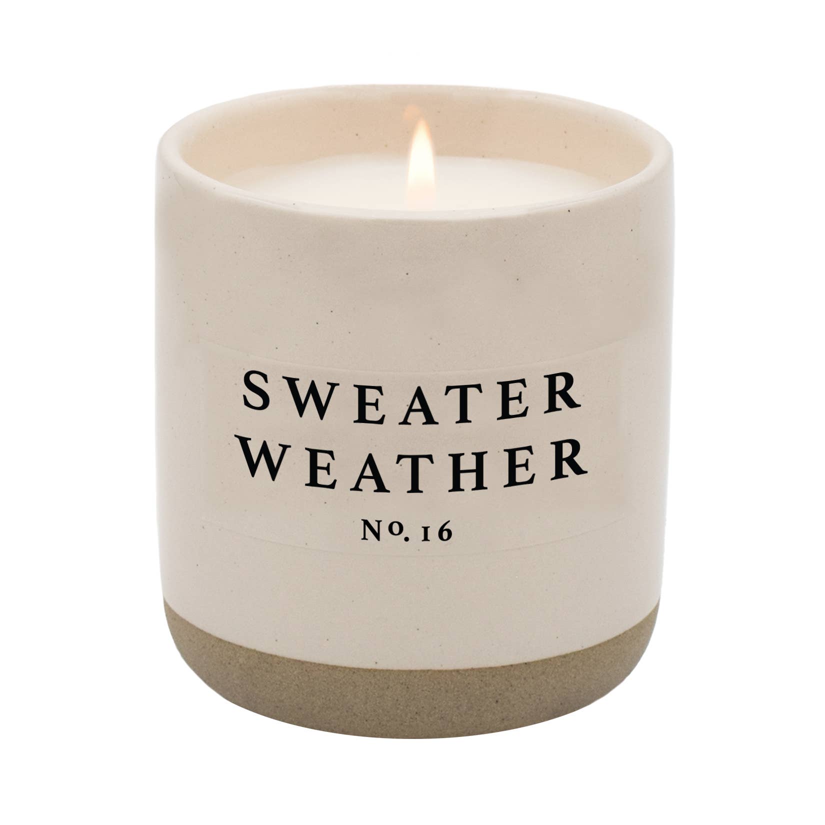 Brand of Bliss Sweater Weather Soy Candle | Stoneware Candle Jar