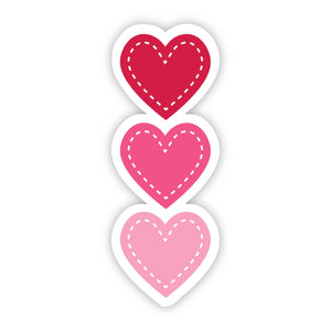 Brand of Bliss Three Hearts Sticker