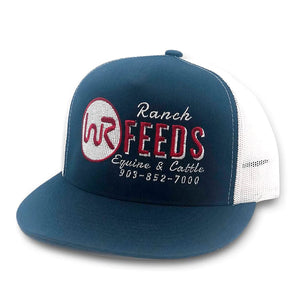 Brand of Bliss Whiskey Bent Ranch Feeds Navy Hat