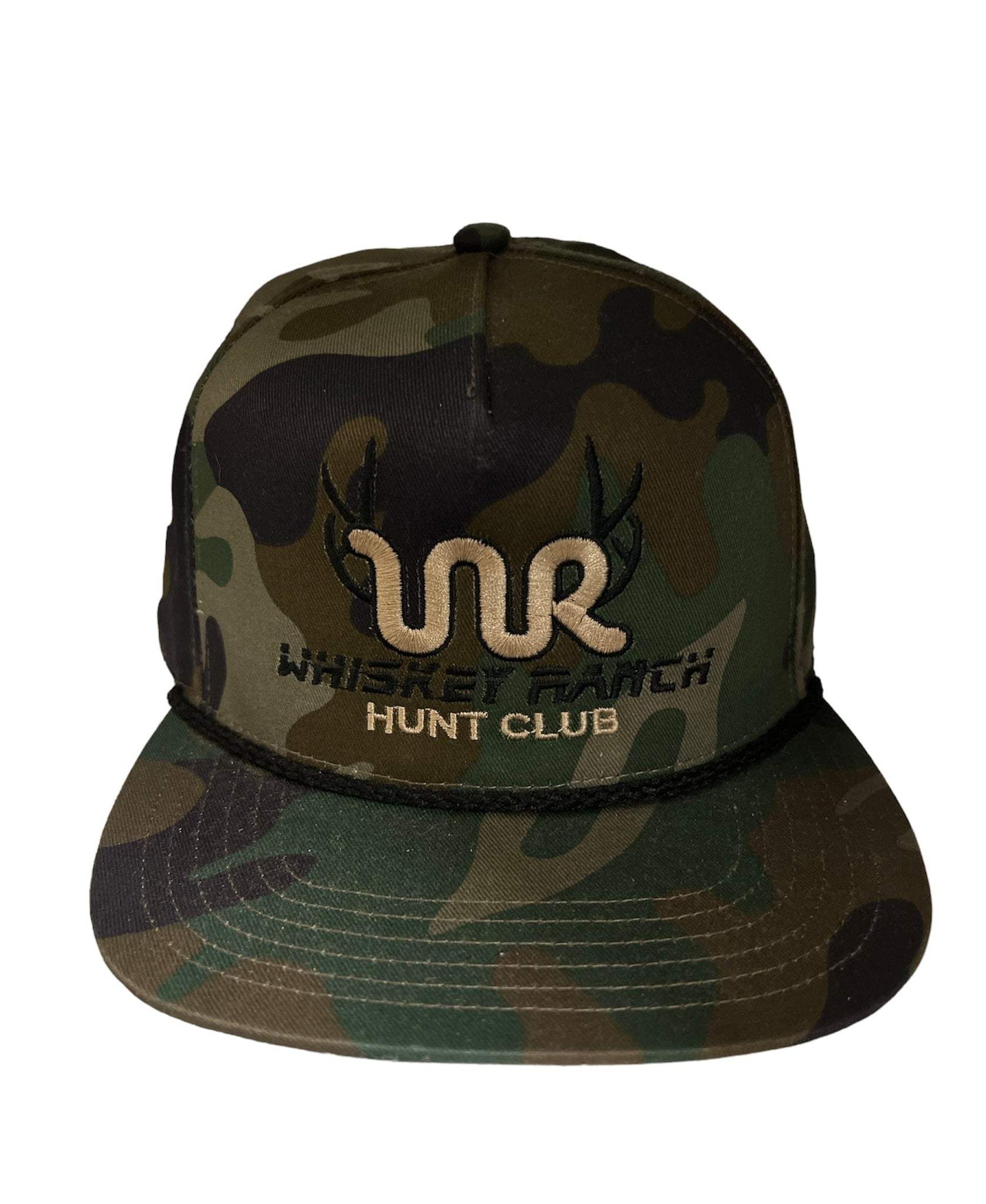 Brand of Bliss Whiskey Ranch Camo Hunt Club Hat