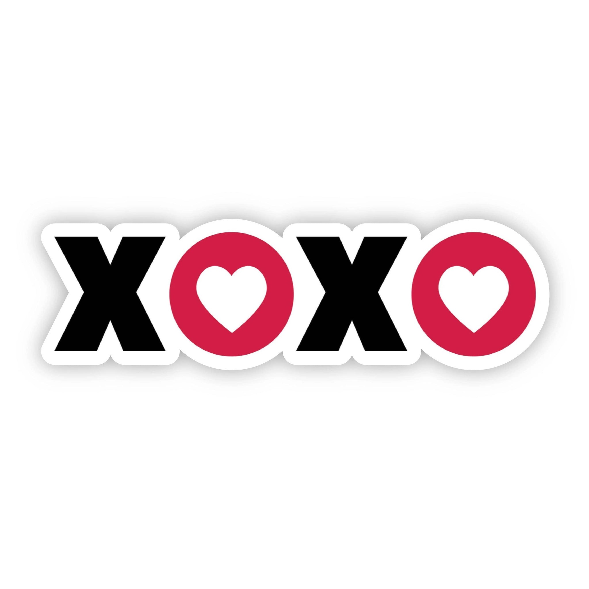 Brand of Bliss XOXO Hearts Sticker