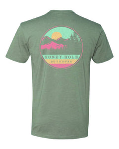 Honey Hole Outdoors Short Sleeve - Honey Hole Circle Mountain
