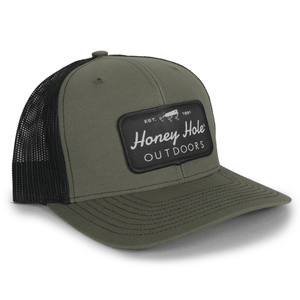 Honey Hole Outdoors Snapback - OG Rec - Loden/Black