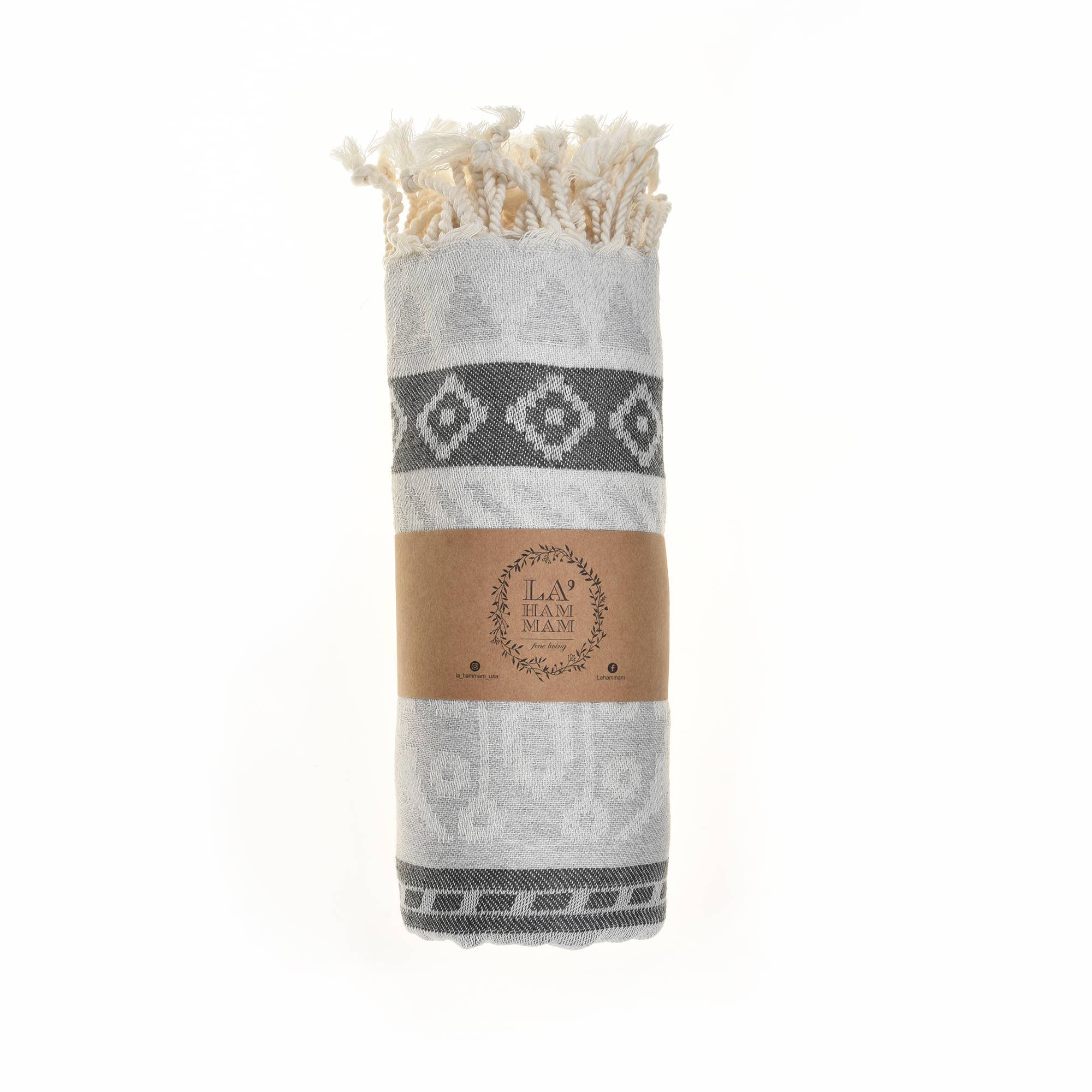 La Hammam Seljuk Peshtemal Pure Cotton Beach Towel