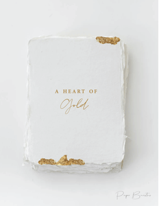Paper Baristas "A Heart of Gold" Foil Greeting Card
