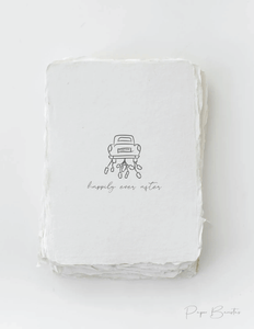 Paper Baristas "Happily Ever After" Wedding Greeting Card
