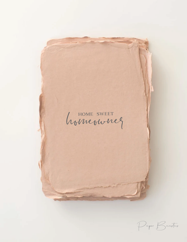 Paper Baristas "Home Sweet Homeowner"  New Home Greeting Card