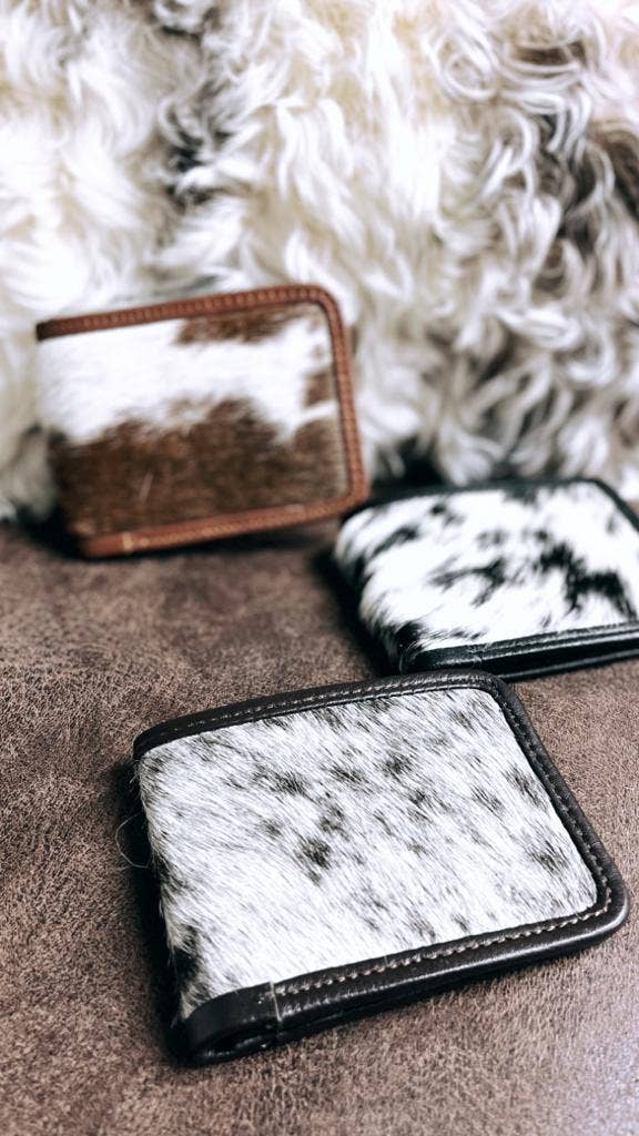 Western Linens Cowhide Mens Wallet